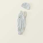 【90-140cm】水着 帽子付き ストレッチ 速乾 スイムウェア - 画像 (7)