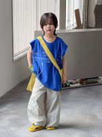 【100-150cm】ベスト プリント ゆったり ノースリーブ 男の子 - 画像 (6)