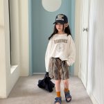 【80-130cm】ショートパンツ 女の子 ドット柄 ストライプ - 画像 (3)