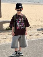 【90-160cm】半袖Ｔシャツ 男の子 英字 プリント カジュアル - 画像 (4)