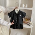 【73-100cm】ベストorセットアップ ベビー シンプル　通園・お出かけに - 画像 (5)