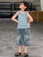【90-160cm】ベスト 男の子 ドライ 柔らかい ゆったり - 画像 (6)