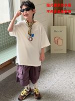 【90-160cm】半袖Ｔシャツ 男の子 英字 ゆったり - 画像 (3)