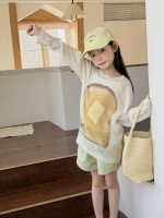 【100-170cm】長袖Ｔシャツ 女の子 パン柄 日焼け防止 ゆったり - 画像 (6)