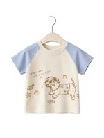 【90-150cm】半袖Ｔシャツ 女の子 イヌ ラグラン カジュアル - 画像 (6)