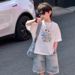 【90-160cm】半袖Ｔシャツ 男の子 カートゥーン トレンド