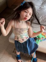 【90-150cm】キャミソール or スカート 女の子 おしゃれ 写真映え プリント
