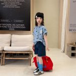 【80-130cm】半袖Ｔシャツ 女の子 プリント シンプル 韓国風 - 画像 (3)