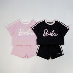 【80-150cm】セットアップ 女の子 カジュアル 英字プリント - 画像 (3)