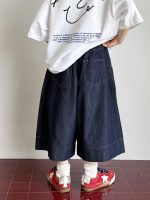 【100-170cm】ショートパンツ 男の子 ワイドレッグ 履きやすい - 画像 (4)