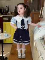 【90-150cm】セットアップ 女の子 丸襟 アカデミック風 - 画像 (3)
