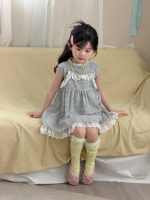 【90-140cm】ベストorキャミソールワンピース 女の子 レースフリル　スウィート - 画像 (5)