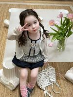 【80-130cm】ベストorパンツorアウター 女の子 ウサギ ファッション - 画像 (5)