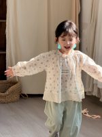 【80-140cm】トップス 女の子 おしゃれ 花柄 通園・お出かけに - 画像 (3)