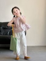 【90-140cm】トップス 女の子 ノースリープ レース リボン - 画像 (3)