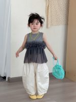 【90-140cm】ベスト 女の子 チュール 切り替え おしゃれ - 画像 (3)