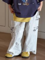 【100-150cm】ズボン ゆったり 配色 カジュアル - 画像 (2)