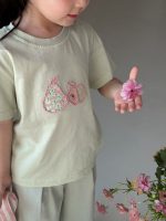 【90-140cm】半袖Ｔシャツ 女の子 スウィート 合わせやすい - 画像 (3)