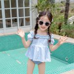 【90-130cm】水着 帽子付き フリル キュート スイムウェア - 画像 (10)