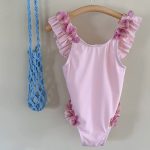 【90-140cm】水着 フラワー スウィート スイムウェア - 画像 (6)