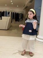 【80-130cm】半袖Ｔシャツorベストorスカート 女の子 フリル  ゆったり - 画像 (6)