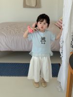 【90-140cm】半袖Ｔシャツ 女の子 フリル かわいい