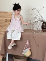 【90-140cm】ベスト 女の子 フリル かわいい ゆったり - 画像 (5)