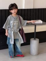 【100-150cm】Tシャツ デザイン感 半袖 ファッション - 画像 (6)