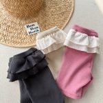 【80-130cm】パンツ 女の子 フリル ハイウエスト 韓国風 - 画像 (6)