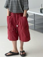 【90-160cm】ショートパンツ 男の子 ポケット付き カーゴパンツ - 画像 (6)