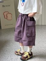 【90-160cm】ショートパンツ 男の子 ポケット付き 韓国風