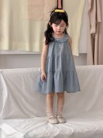 【90-140cm】ワンピース 女の子 ノースリープ ゆったり - 画像 (4)