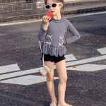 【90-140cm】水着 フリル リボン付き かわいい スイムウェア - 画像 (15)