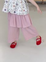 【90-140cm】パンツ 女の子 パンツオーバースカート カジュアル おしゃれ - 画像 (2)