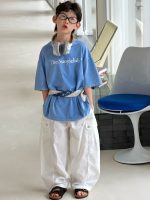 【90-160cm】半袖Ｔシャツ 男の子 ウォッシュド 英字 - 画像 (3)