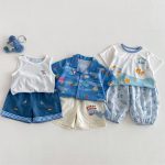 【73-120cm】ベストor半袖Ｔシャツorパンツ ベビー かわいい カジュアル