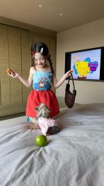 【90-150cm】キャミソール or スカート 女の子 カートゥーン 涼しげ素材