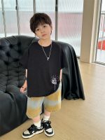 【90-140cm】ショートパンツ 男の子 タイダイ ジーンズ - 画像 (6)