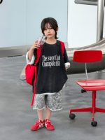 【100-150cm】Tシャツ ショートパンツ 半袖 レトロ ヒョウ柄 プリント - 画像 (6)