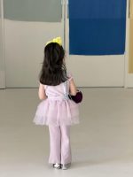 【90-140cm】セットアップ 女の子 おしゃれ ガーリー シルエット - 画像 (4)