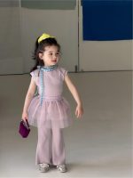【90-140cm】セットアップ 女の子 おしゃれ ガーリー シルエット