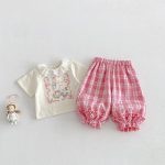 【73-120cm】パンツ ベビー 女の子 フリルデザイン ゆったり - 画像 (5)