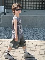 【90-150cm】ベストorショートパンツ 男の子 クール ストリート風 - 画像 (5)