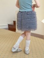 【100-170cm】スカート 女の子 可愛い チュール ふわふわ - 画像 (4)