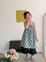【90-140cm】ワンピース 女の子 ハート キャミソール おしゃれ - 画像 (5)