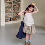 【80-130cm】ショートパンツ 女の子 無地 シンプル ファッション - 画像 (3)