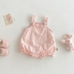 【66-90cm】ロンパース ベビー フリル キャミ おしゃれ - 画像 (2)