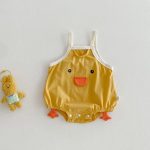 【66-90cm】ロンパース ベビー キュート キャミ 動物柄 - 画像 (5)