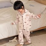 【100-160cm】ルームウェア パジャマ 男の子 前開き カートゥーン - 画像 (2)