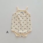 【66-90cm】キャミロンパース ベビー プリント 着心地良い - 画像 (7)